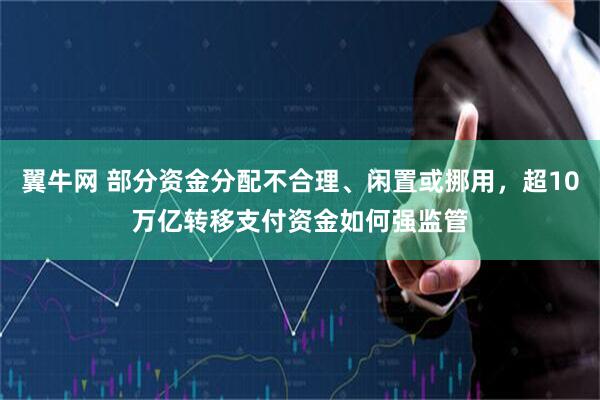 翼牛网 部分资金分配不合理、闲置或挪用，超10万亿转移支付资金如何强监管