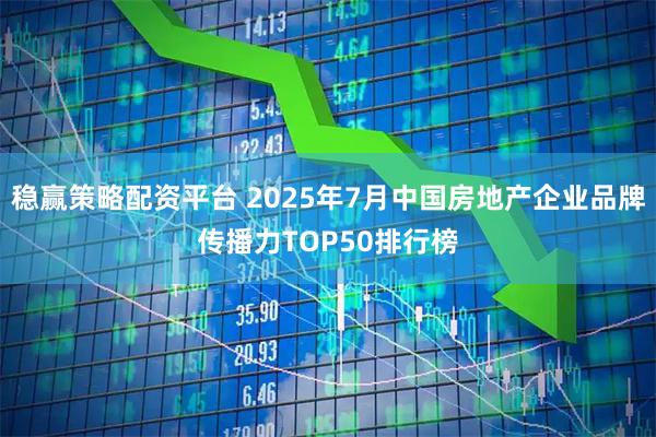 稳赢策略配资平台 2025年7月中国房地产企业品牌传播力TOP50排行榜
